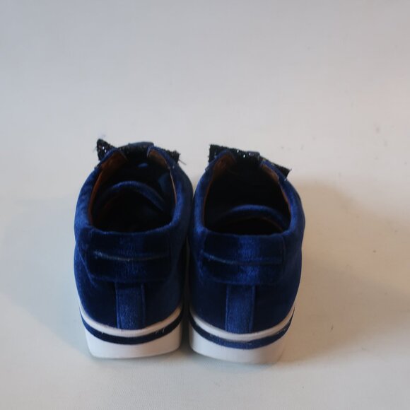 Womens Gentle Souls By Kenneth Cole Blue Velvet Lace Sneakers 8.5 - Picture 5 of 8